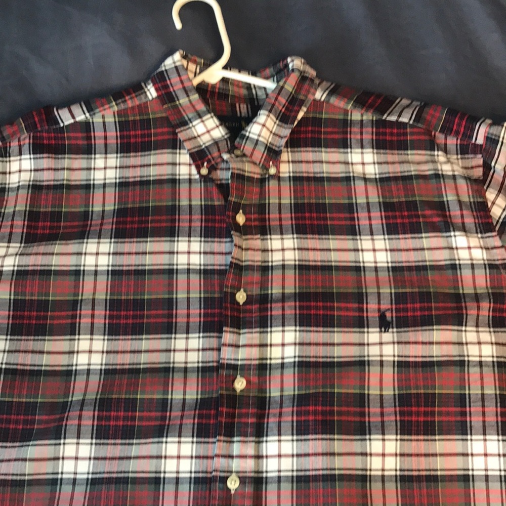Red plaid Ralph Lauren shirt. Size 2XB (Big)